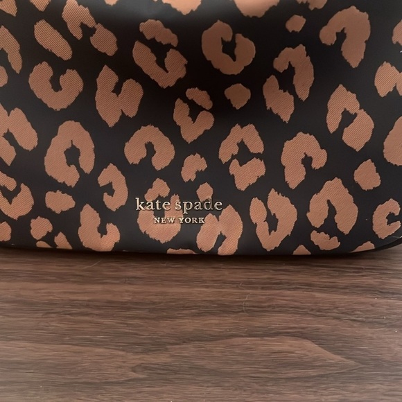 Kate Spade Leopard Print SAM Shoulder Bag - Black and Brown - Picture 3 of 6